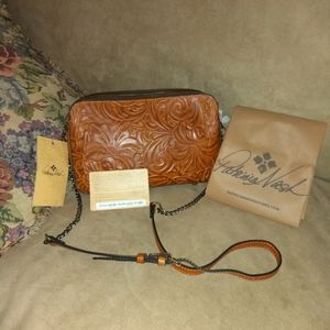Patricia Nash Burned Tool Leather crossbody bag